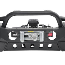 Load image into Gallery viewer, XRC Front Jeep JL Bumper w/ Stinger Winch Plate D-Rings 18-Present Jeep JL Wrangler Black Powdercoat Smittybilt