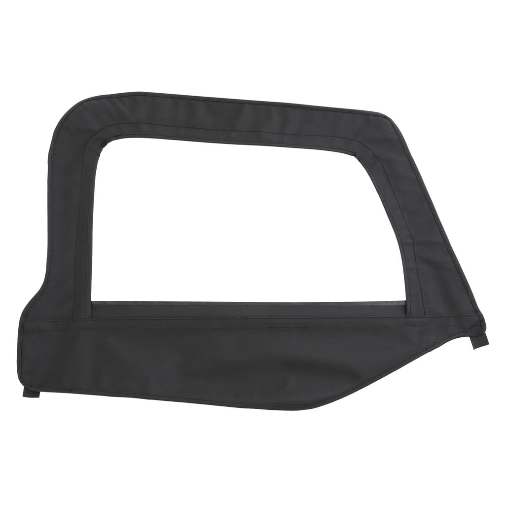 Soft Top Door Skin W/ Frame 97-06 Wrangler TJ Passenger Side Black Denim Smittybilt