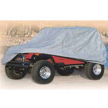 Load image into Gallery viewer, Complete Car Cover 76-06 Jeep Wrangler TJ/YJ/LJ/CJ7 Gray W/Storage Bag Smittybilt