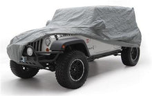 Load image into Gallery viewer, Complete Car Cover 76-06 Jeep Wrangler TJ/YJ/LJ/CJ7 Gray W/Storage Bag Smittybilt