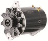 PowerGEN Alternator; Short Case; 90 Amp; 65 Idle; 12V; w/Lamp Terminal; Black; - Powermaster Performance 82111-2