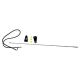 Black Antenna Kit for 1975-1995 Jeep CJ's & YJ Wrangler; Includes Bracket - Crown Automotive Jeep Replacement 82200683K