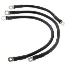 Load image into Gallery viewer, All Balls Racing 66-77 Harley FLH Electra Glide Battery Cable Kit Black