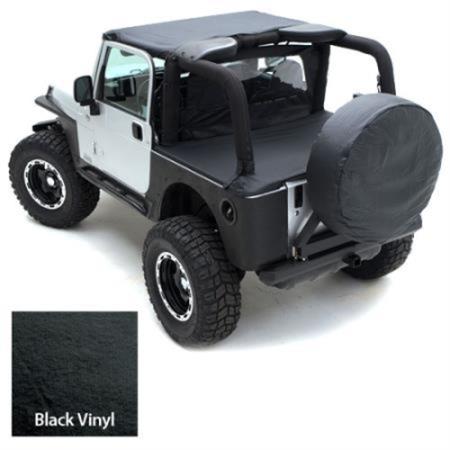 Standard Soft Top 76-86 Jeep CJ7 Vinyl Black Smittybilt