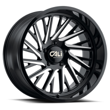 Load image into Gallery viewer, Cast Aluminum Wheels Purge 9114 GB 24x14 Milled Gloss Black 6 On 135 Bolt Pattern -76 Offset Cali Offroad Wheels