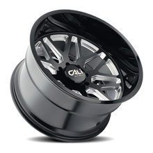 Load image into Gallery viewer, Cast Aluminum Wheels Invader 9115 GB-M 22x12 Milled Gloss Black 6 On 139.7 Bolt Pattern -51 Offset Cali Offroad Wheels