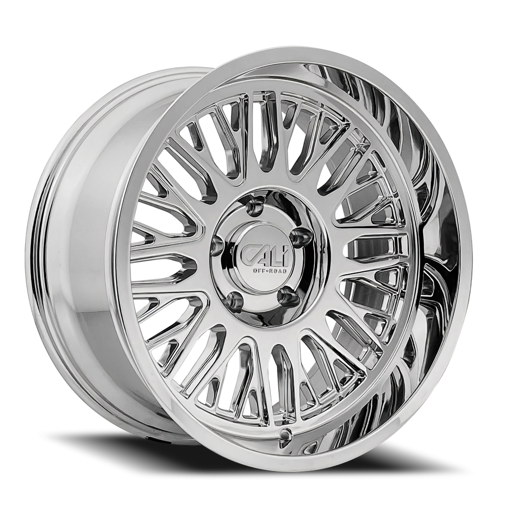 Cast Aluminum Wheels Vertex 9116 CH 20x10 Chrome 5 On 127 Bolt Pattern -25 Offset Cali Offroad Wheels