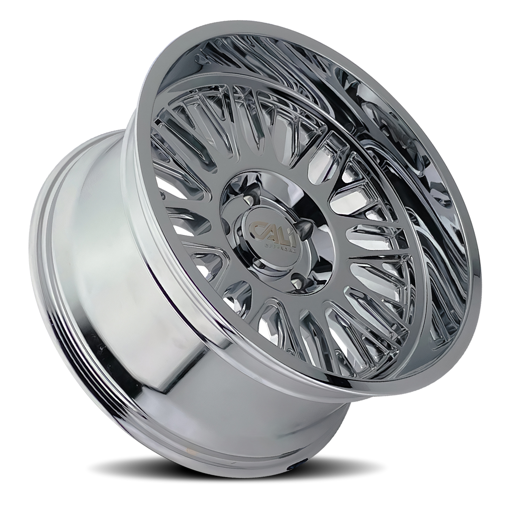 Cast Aluminum Wheels Vertex 9116 CH 20x10 Chrome 5 On 127 Bolt Pattern -25 Offset Cali Offroad Wheels