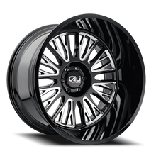 Load image into Gallery viewer, Cast Aluminum Wheels Vertex 9116 BM 20x10 Milled Gloss Black 6 On 139.7 Bolt Pattern -25 Offset Cali Offroad Wheels