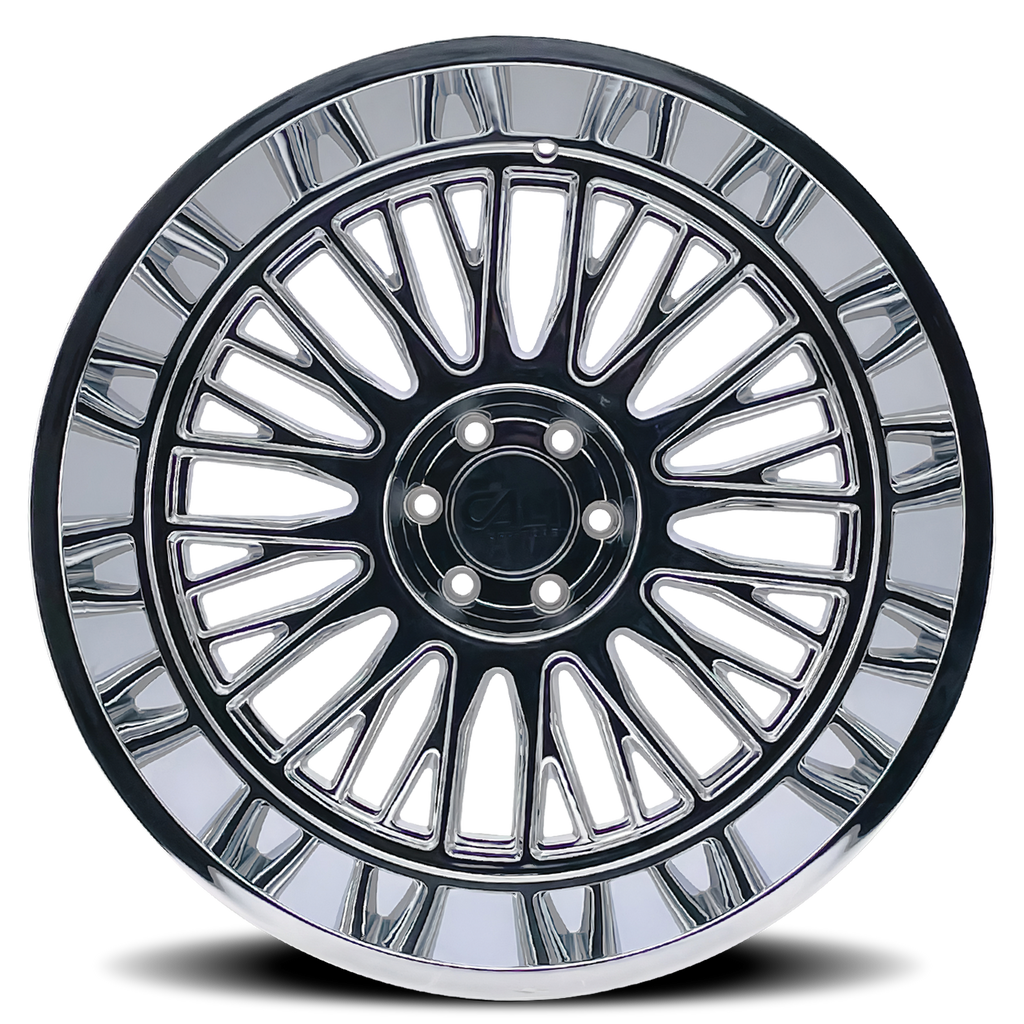 Cast Aluminum Wheels Vertex 9116 CH 22x12 Chrome 8 On 170 Bolt Pattern -44 Offset Cali Offroad Wheels