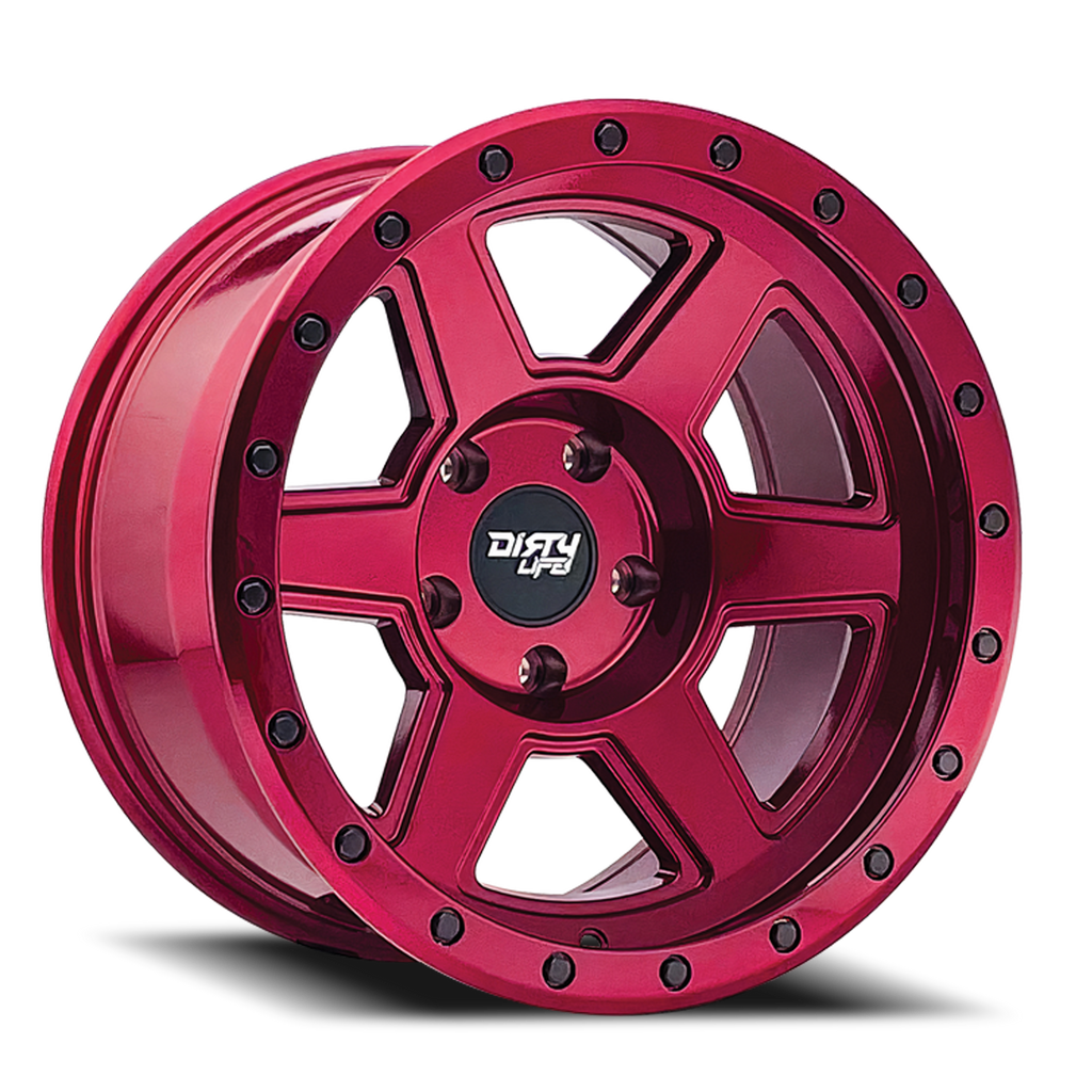 Dirty Life Race Wheels Compound 9315 Crimson Candy Red 20X10 8-170 -25Mm 125.2Mm