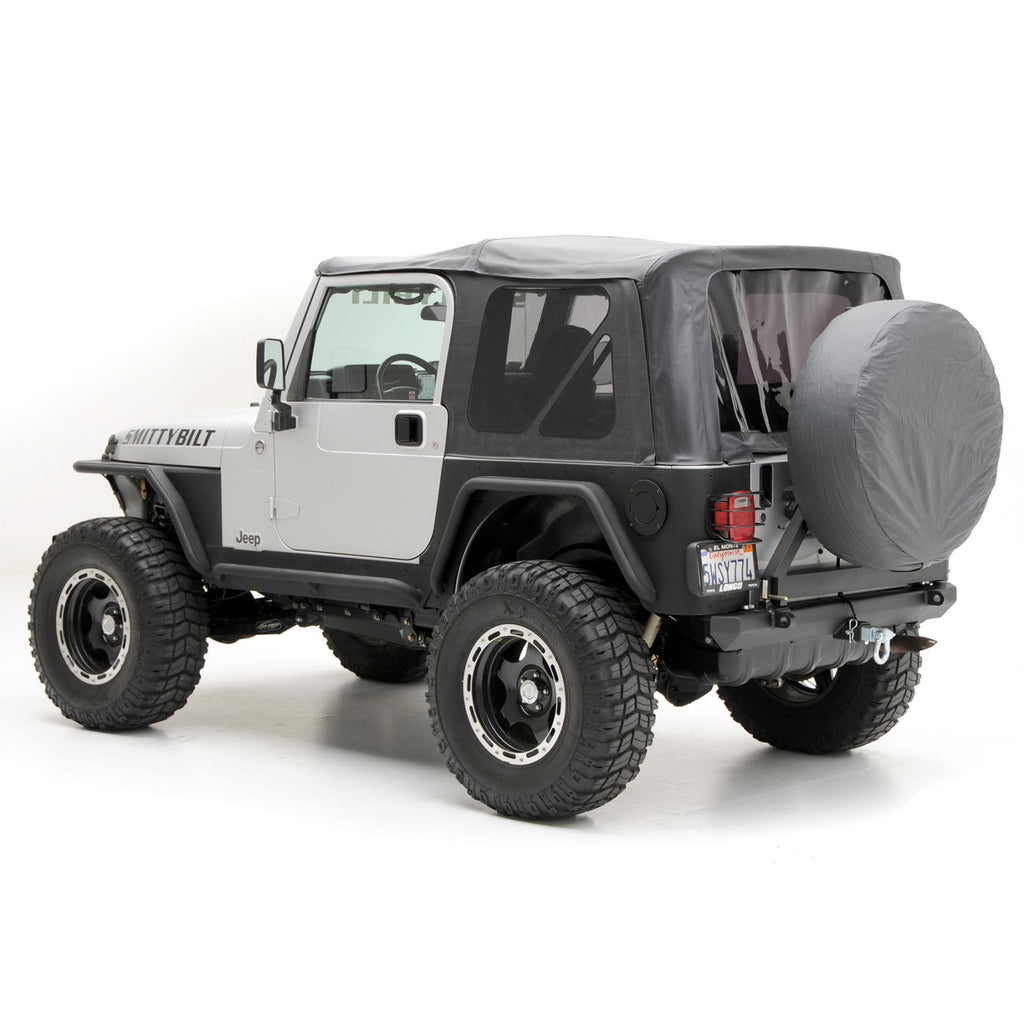 Jeep TJ Replacement Soft Top w/Tinted Windows 1997-2006 Wrangler TJ Black Diamond Smittybilt