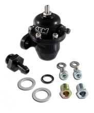 Load image into Gallery viewer, Adjustable Fuel Pressure Regulator Black - AEM EV 25-300BK