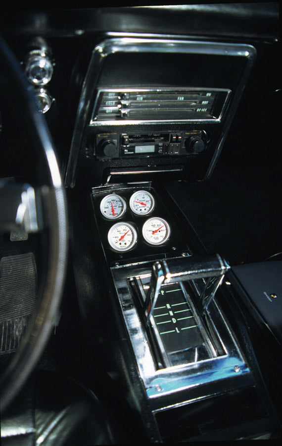 2-1/16 4 Gauge Console Pod - 68-69 Camaro - AutoMeter 10002