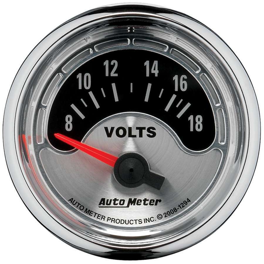 2-1/16 A/M Voltmeter Gauge 8-18 - AutoMeter 1294