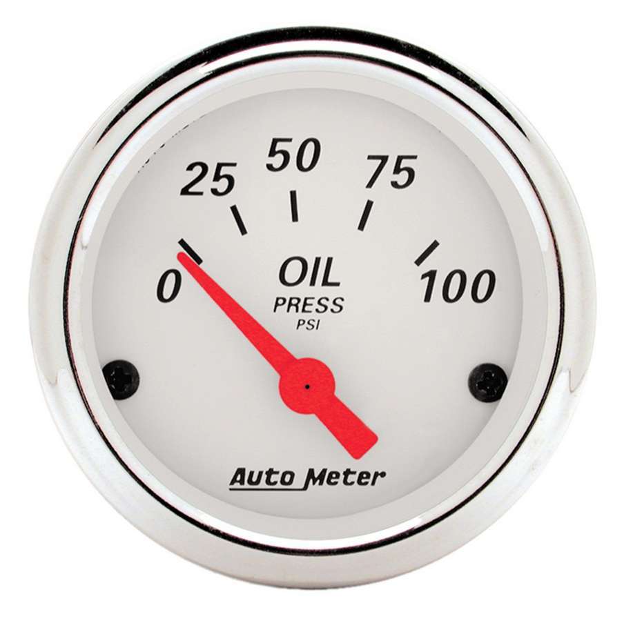 White Oil Pressure 0-100 - AutoMeter 1327