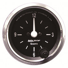 Load image into Gallery viewer, 2-1/16 12-Volt Electric Clock - Black - AutoMeter 201019