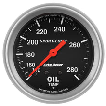 Load image into Gallery viewer, 140-280 Oil Temp Gauge - AutoMeter 3441