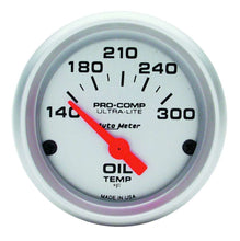 Load image into Gallery viewer, Ultra-Lite 2-1/16 Oil Temp. 140-300 F. Elect. - AutoMeter 4348