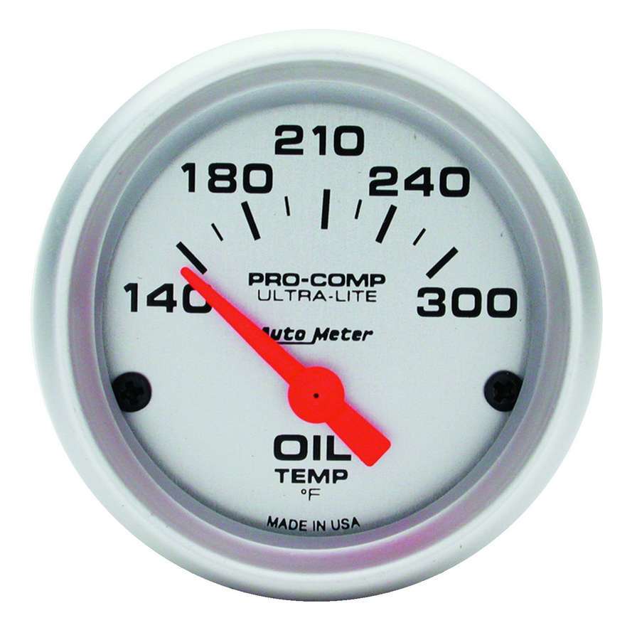 Ultra-Lite 2-1/16 Oil Temp. 140-300 F. Elect. - AutoMeter 4348