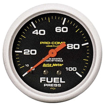 Load image into Gallery viewer, 0-100 Fuel Pressure Gaug - AutoMeter 5412