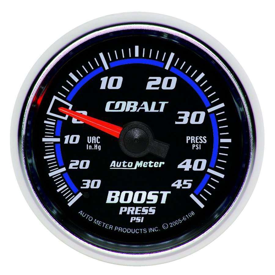 2-1/16 C/S Boost/Vacuum Gauge 30/45 - AutoMeter 6108