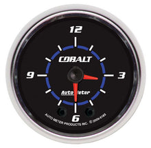 Load image into Gallery viewer, 2-1/16 Cobalt Hi-Def Clock - AutoMeter 6185