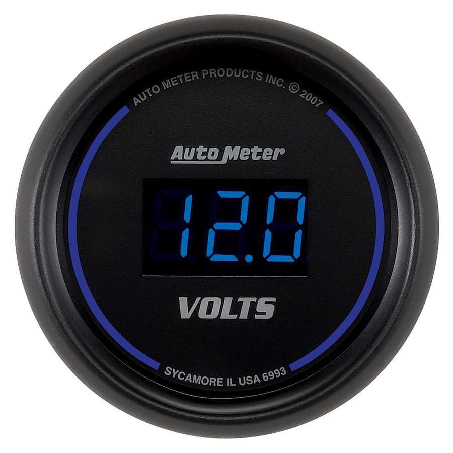 2-1/16 Cobalt Voltmeter Gauge - AutoMeter 6993