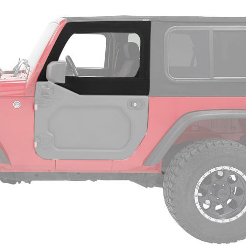 Upper Fabric Half Doors Jeep 07-18 Wrangler JK