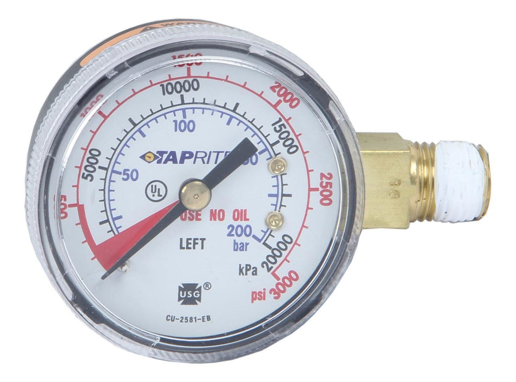 High Pressure Gauge for CO2 Regulator - Dedenbear GHP