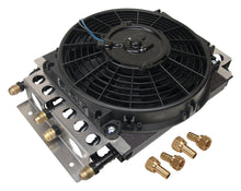 Load image into Gallery viewer, Dual Circuit Oil Cooler w/Fan 8an 8 &amp; 8 Pass - Derale 15200