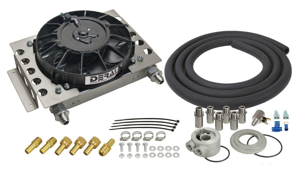 Atomic-Cool Engine Oil Cooler Kit -8AN - Derale 15450