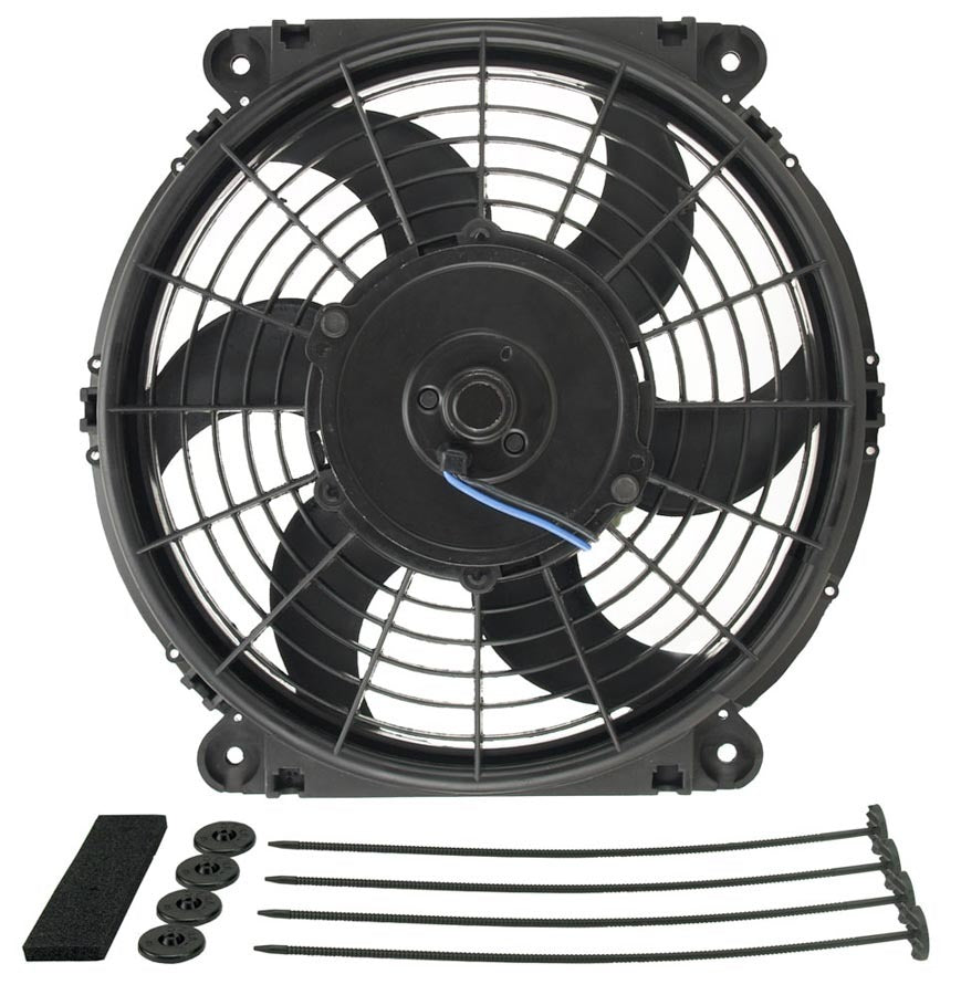 10in Tornado Electric Fan w/Standard Mount Kit - Derale 16620