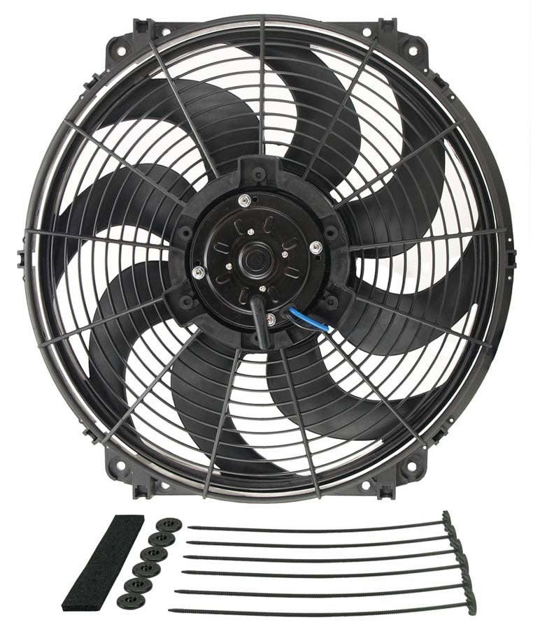 16in Tornado Electric Fan w/Standard Mount Kit - Derale 16626