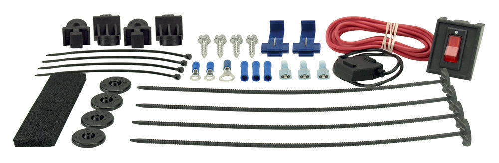 Complete Plastic Rod Mounting Kit w/Switch - Derale 16742