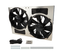 Load image into Gallery viewer, Dual RAD Fan w/Alum Shroud Assembly - Derale 16826