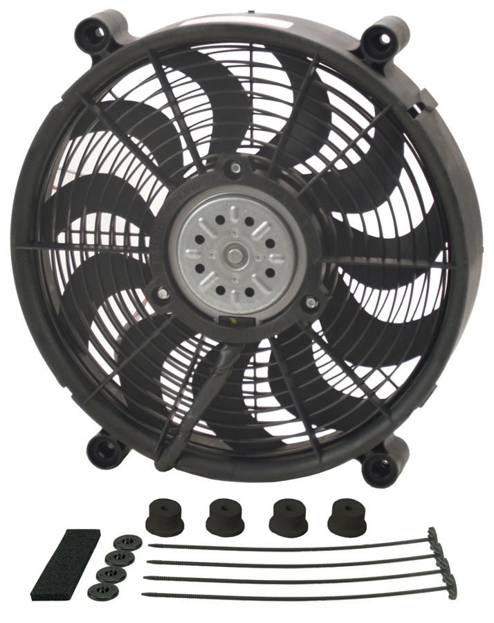 14in High Output Electrc Fan Std Kit - Derale 18214