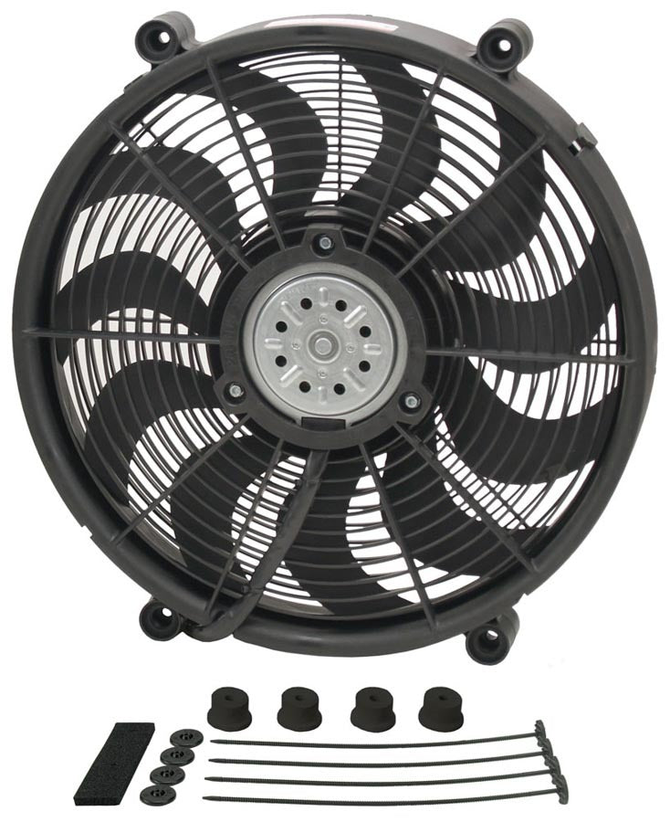 17in High Output Electrc Fan Std Kit - Derale 18217