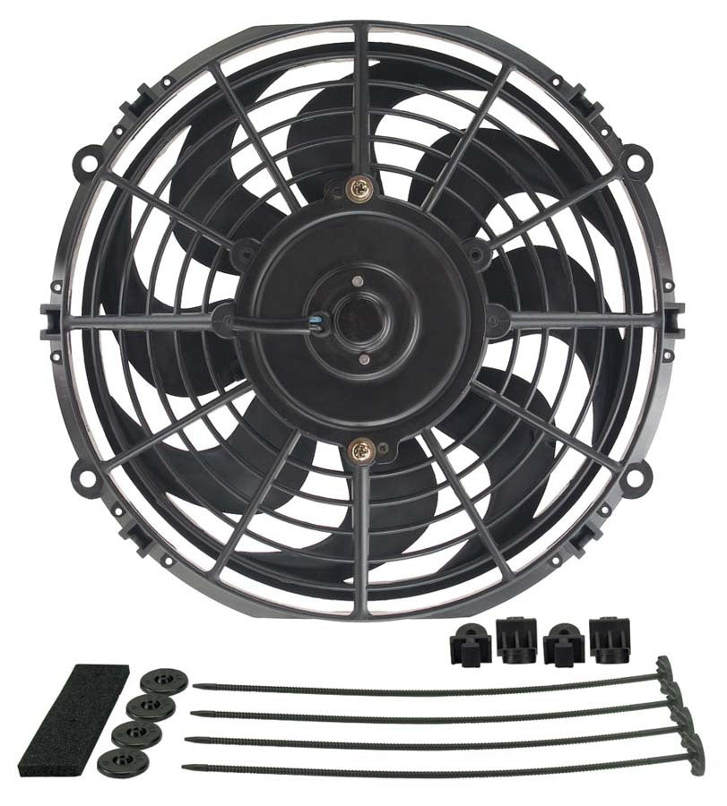 10in Dyno-Cool Curved Blade Electric Fan - Derale 18910