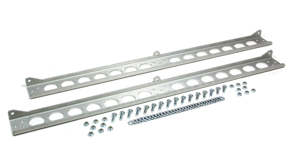 Dual Cooler Mounting Brackets Aluminum - Derale 50022