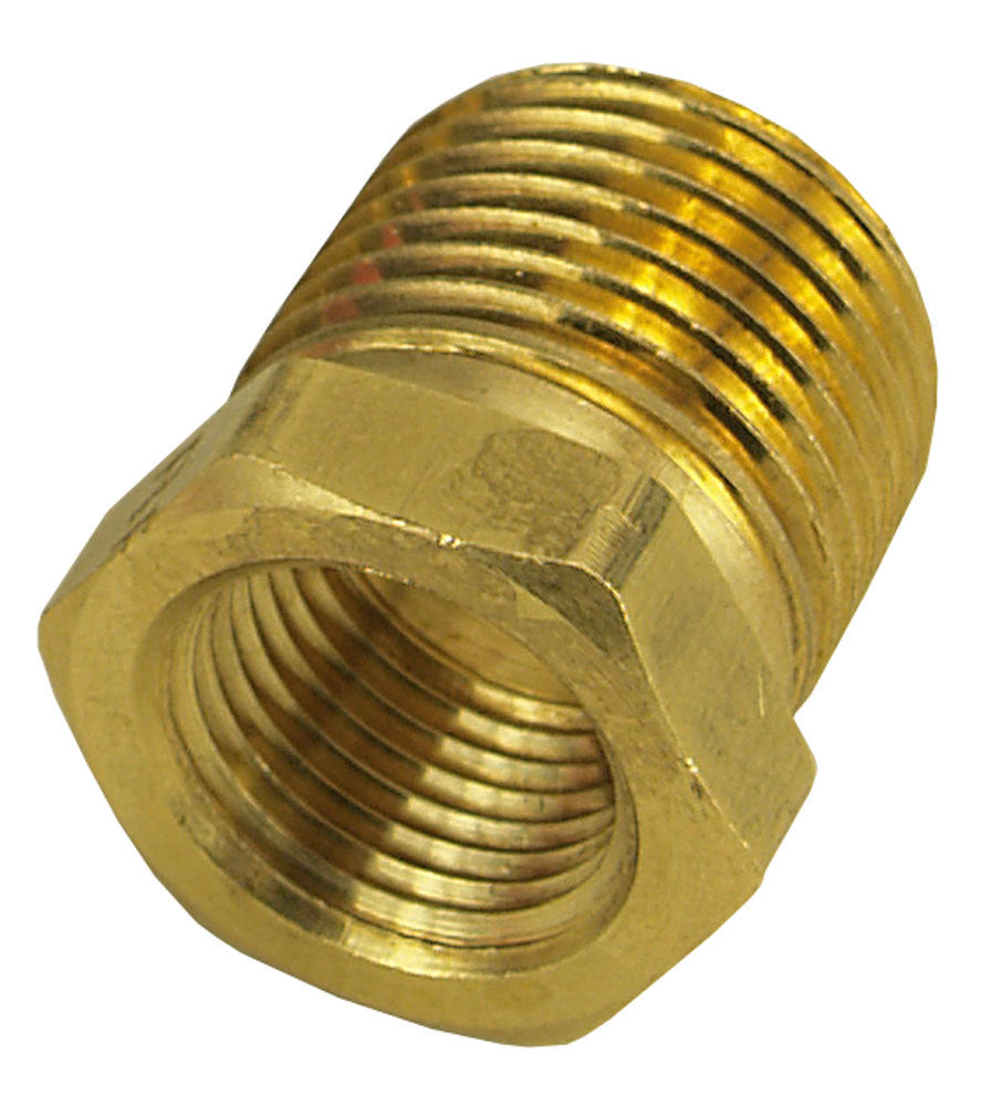 1/2 Male x 3/8 Female Reducer Bushing - Derale 98452