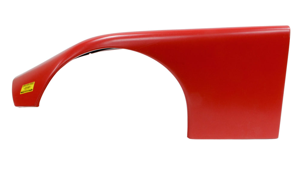 ABC Plastic Fender Wide Left Red - Five Star Fabricating 660-24-RL