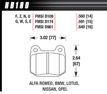 Load image into Gallery viewer, Performance Street Brake Pads (4) - Hawk Performance HB180F.560