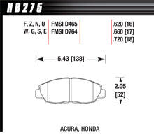 Load image into Gallery viewer, Performance Street Brake Pads (4) - Hawk Performance HB275F.620