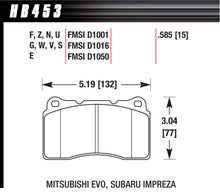 Load image into Gallery viewer, Performance Street Brake Pads (4) - Hawk Performance HB453N.585