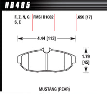 Load image into Gallery viewer, Performance Street Brake Pads (4) - Hawk Performance HB485F.656