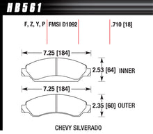 Load image into Gallery viewer, Performance Street Brake Pads (4) - Hawk Performance HB561Y.710