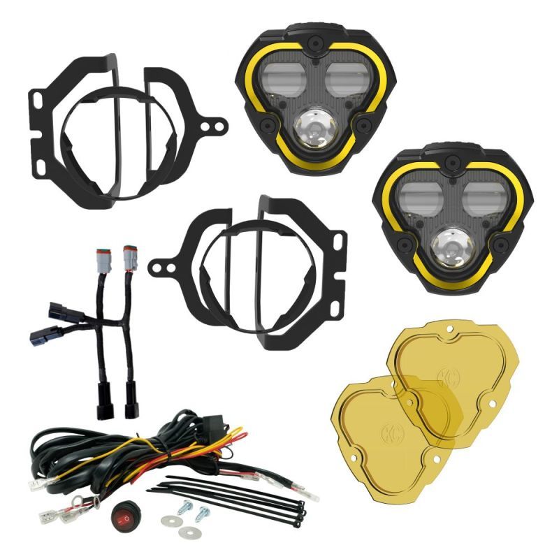 Flex Era 3 Dual Mode SAE Fog Light Kit Pair - KC HiLiTES 97148