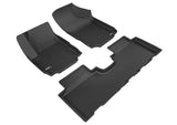 KAGU Floor Mat; Black; 3 pc.; Front and Rear; - 3D MAXpider L1CH08501509