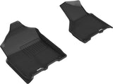 KAGU Floor Mat; Black; 2 pc.; Front; - 3D MAXpider L1DG03211509